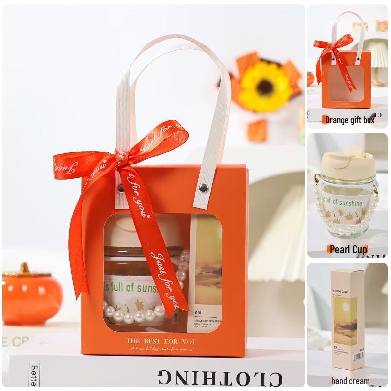 Practical Pearl Cup & Hand Cream Gift Set Package 22 - Pearl Cup + Hand Cream