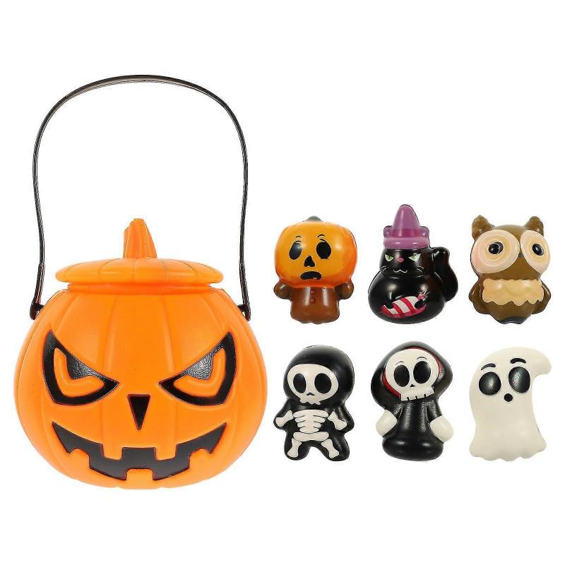 1 Set Of Halloween Squeeze Toys Decompression Toys Kids Squeeze Toys Halloween Party Toy