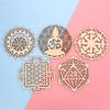 30cm Wooden Wall Sign Flower Of Life Shape Laser Cut Wood Wall Art Home Decor Craft Sacred Meditation Energy Geometry Ornament