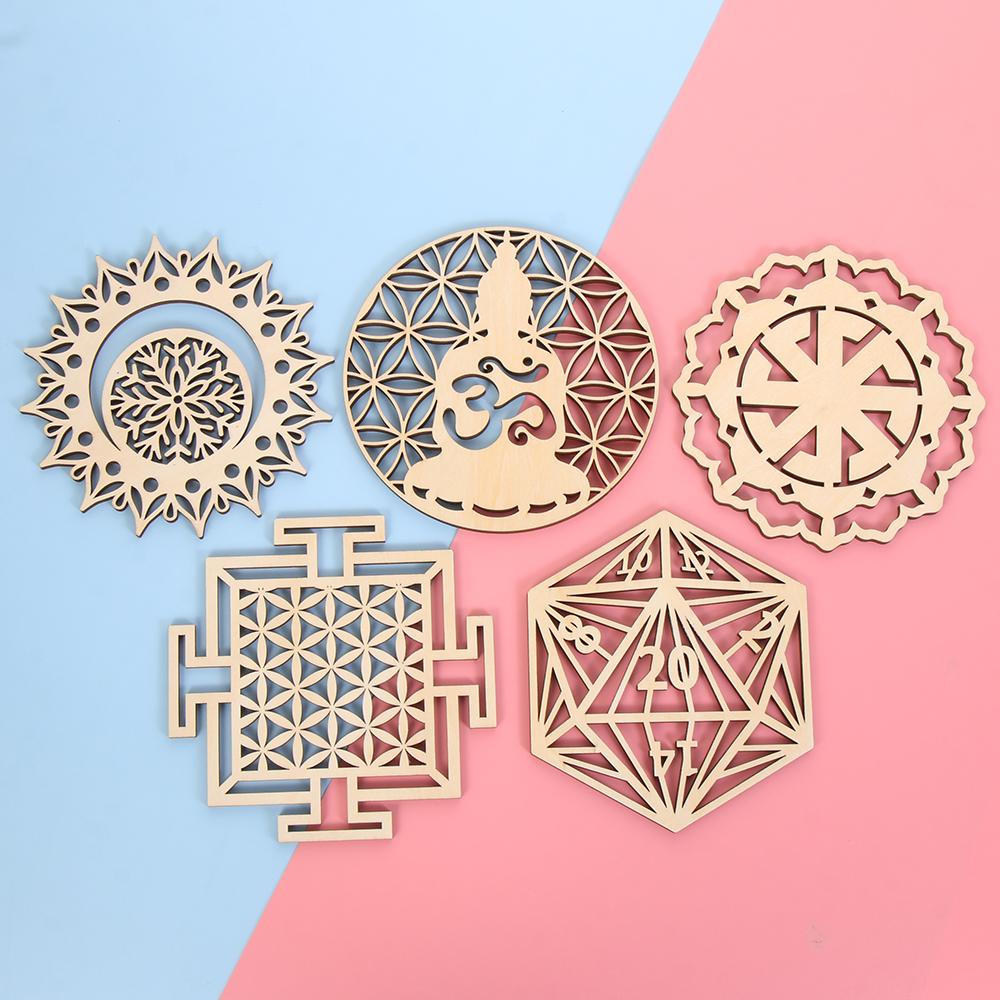 30cm Wooden Wall Sign Flower Of Life Shape Laser Cut Wood Wall Art Home Decor Craft Sacred Meditation Energy Geometry Ornament