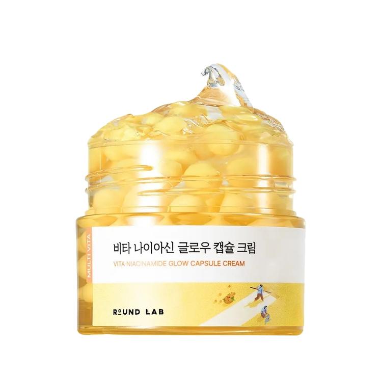 [Round Lab] Vita Niacin Glow Capsule Cream Brightening & Hydrating Skin Care 50ml