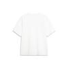 Li-Ning Comfort Soft Logo Print Ribbed Crew Neck Loose Short Sleeve T-Shirt Unisex Tops Milk-White AHST723-7
