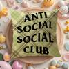 Cool AANTI SOCIAL SOCIAL CLUB Pillow Case Pattern Printed Pillowcase for Living Room Sofa Cushion Cover  Bedroom Decor