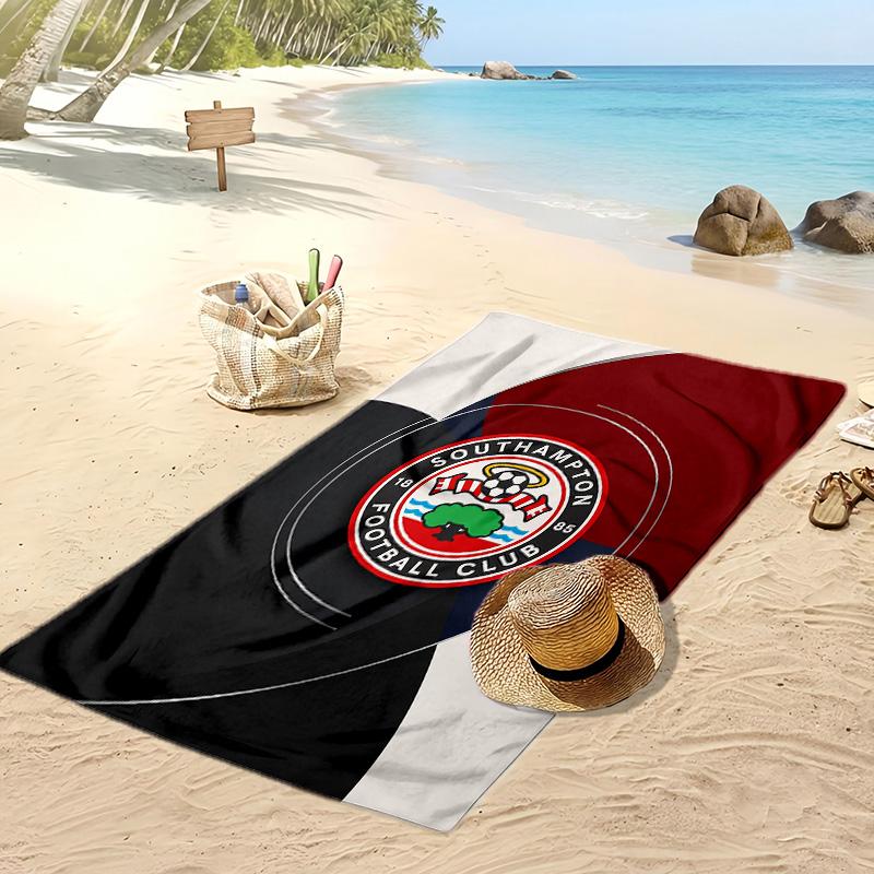 Southampton Football Print Beach Towel, Large Soft Quick Dry Towel for Beach Camping Swimming