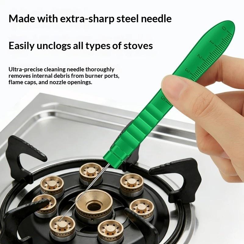 5Pcs Gas Stove Burner Cleaning Needle Anti-deform Unclog Clogged Holes Practical Home Kitchen Maintenance Tool