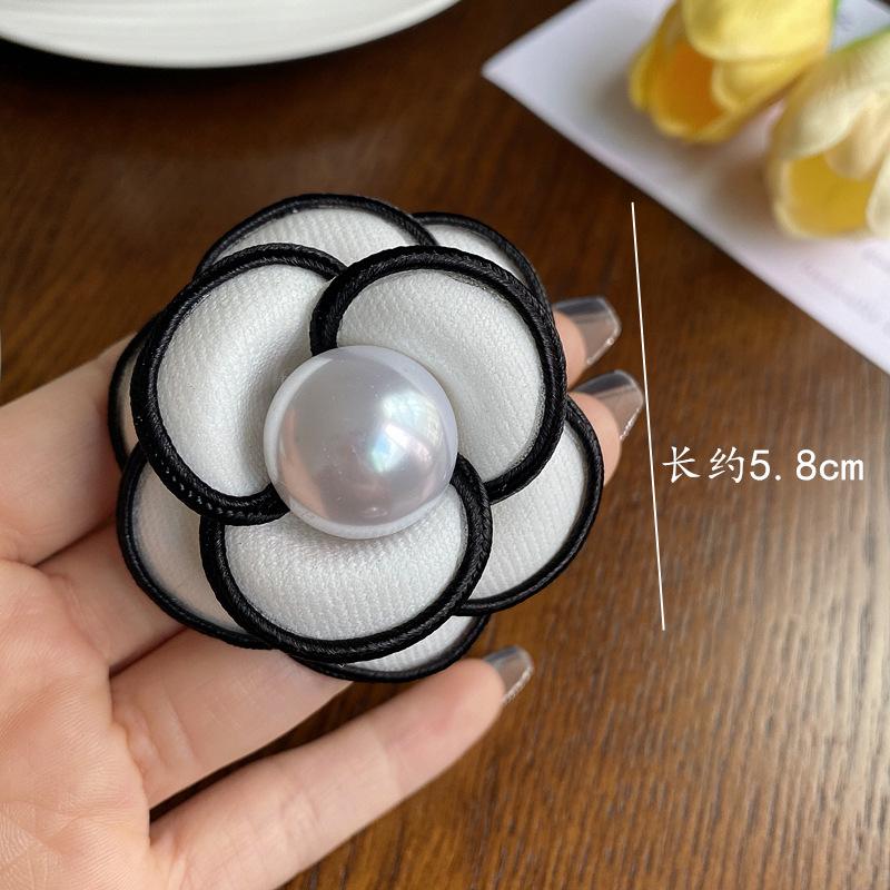 

Классические женские элегантные тканевые броши-булавки с камелией, жемчугом и кисточками, винтажный изысканный дизайн, значки, женская вечеринка, свадьба, корсаж, подарок