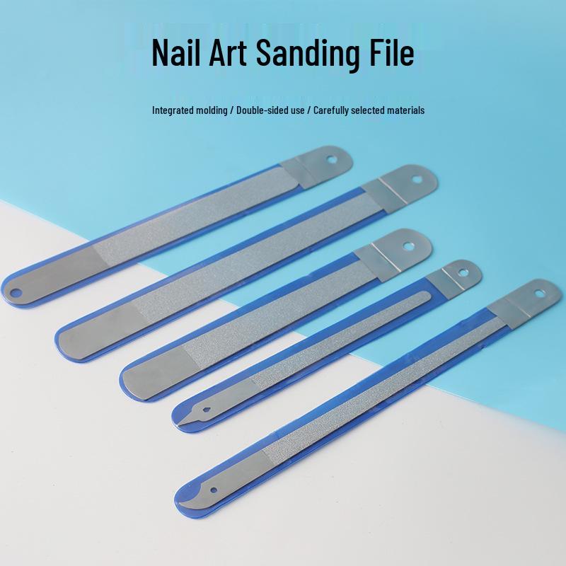 Stainless Steel Double-Sided Nail File and Shaper Tool