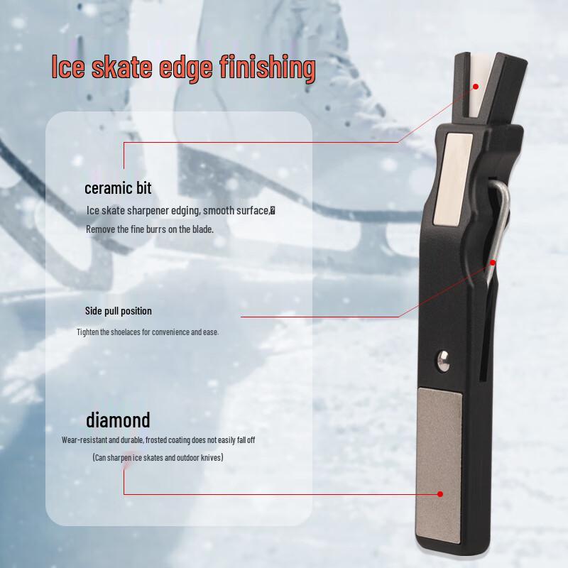 Wutuo Ceramic Diamond Sharpening Stone for Ski & Skate Blades