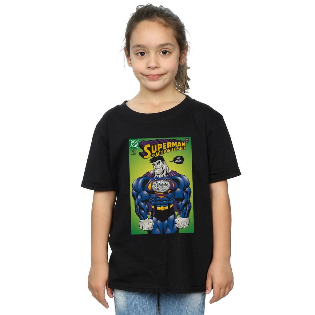 DC Comics Girls Superman Bizarro Action Comics 785 Cover Cotton T-Shirt