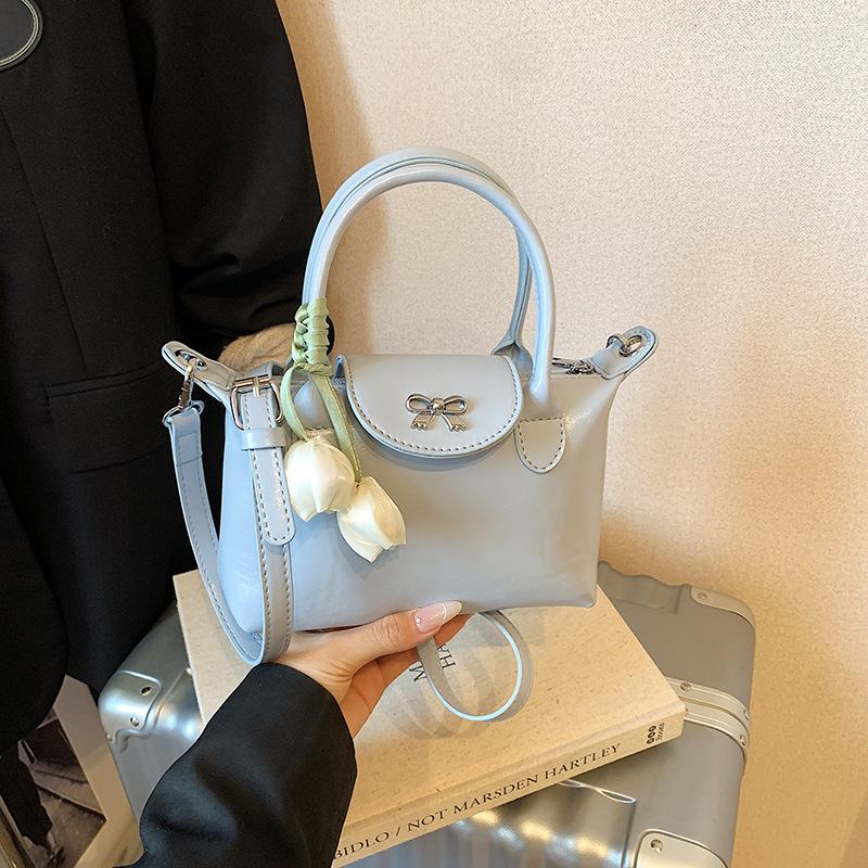 2025 Sommer neue Knödeltasche Schulter Umhängetasche Schleife Handtasche modisch vielseitig leicht Damen Tasche