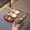 Spring and Autumn Fashionable Children's Mary Jane Moccasins 2026 - Princess Leather Shoes