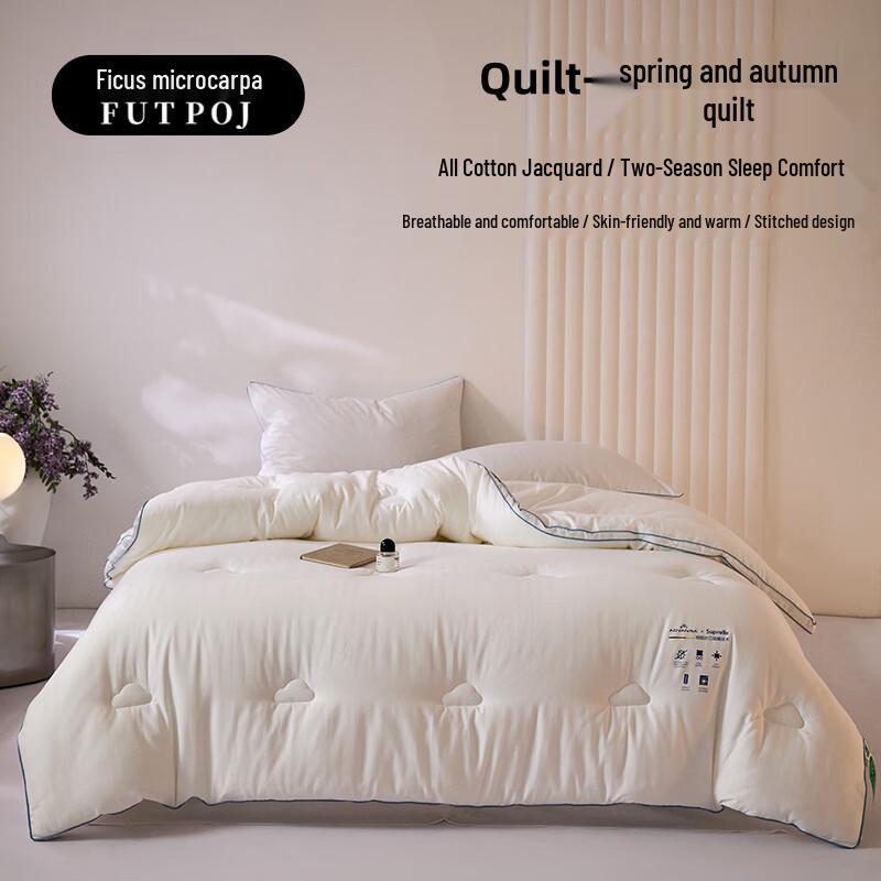 Fuche Erpo Rong 100% Cotton Jacquard Spring/Autumn Quilt