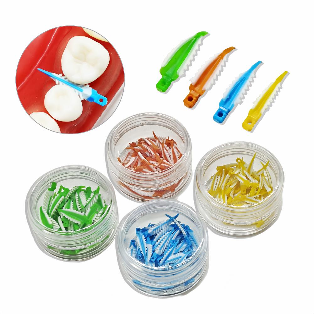 Coins composites dentaires, coins interdentaires adaptatifs, dentisterie, accessoires pour la thérapie de l'espacement des dents