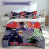 3pcs Custom Name JoJo's Bizarre Adventure Set,Includes 1 Duvet Cover and 2 Pillowcases,All-season Bedroom Decor