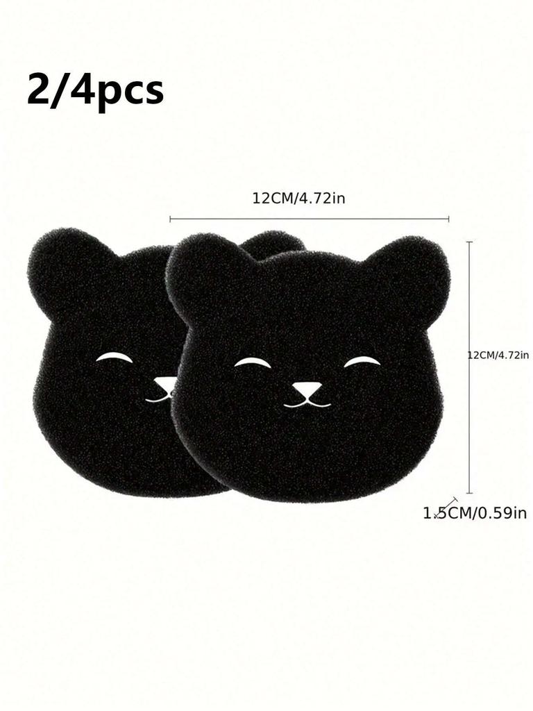 12/2/4/6/8pcs Laundry Ball Washing Machine Lint Catcher Bear Shape Pet Hair Remover Reusable Clothes Sofa Cat Dog Hair Cleaning