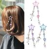 Charming Star Hair Clip Accessories Sturdy Star Hair Clip with Heart Bowknot Accent Adds A Cute Touch To Any Outfit