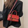 Autumn and winter portable commuter bag women's  new trendy retro small square bag niche design casual shoulder messenger bag