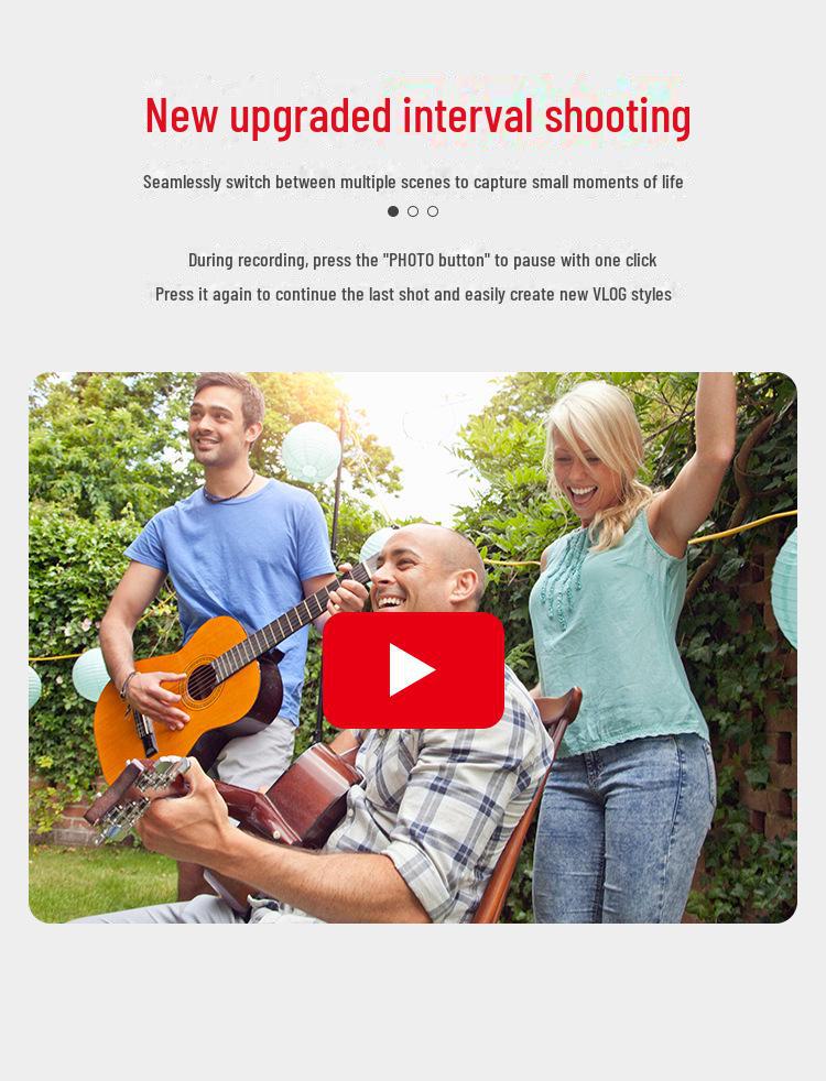 4K WiFi Touch Screen HD Digital Camera, 48MP Video Recorder