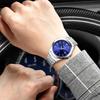 Men's Stainless Steel Quartz Watch with Date Display