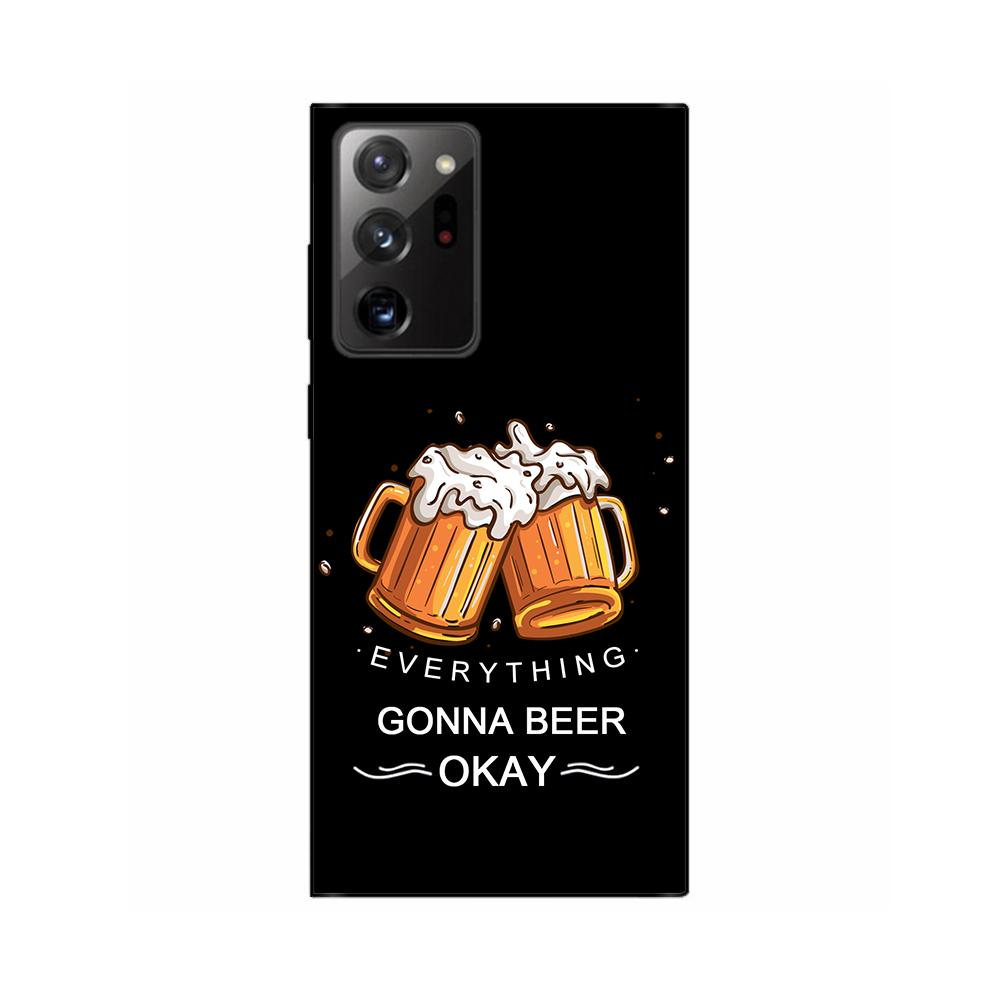 Pro Samsung Galaxy Note 20 Ultra Pouzdro Barevně Malované Měkký Tekutý Silikonový Kryt Telefonu Pro Pouzdra Samsung Galaxy Note 20 Note20