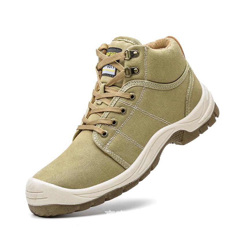 

Anti-smashing Anti-puncture Protective Work Shoes Safety Shoes for Men Wear-resistant Anti-slip Men s Boots Breathable 44