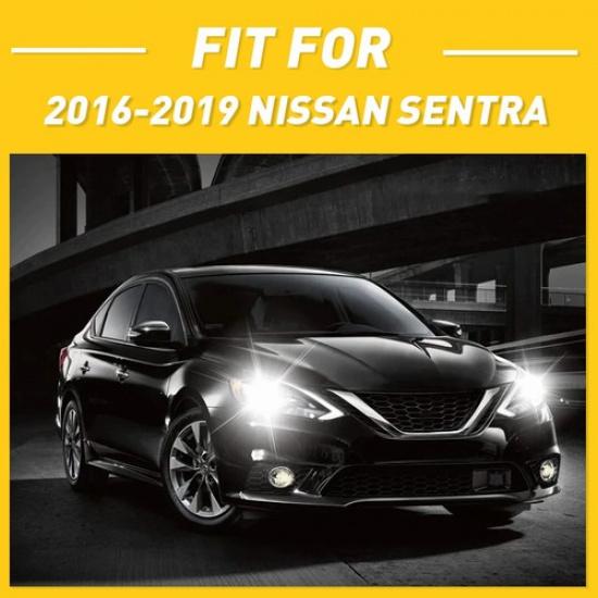 For 2016- Nissan Sentra Sedan Front Bumper Support Retainer Bracket 2Pcs