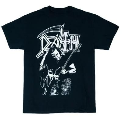 Chuck Schuldiner dödströja kortärmad LI71 Casual T-shirts animekläder BOMULL t-shirts för män 2024 Ny ankomst