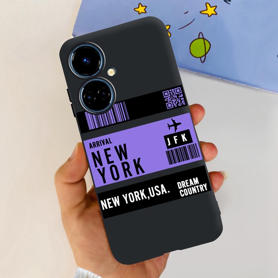 For Tecno Camon 19 Neo Case CH6i New Fashion Painted Cover Soft Silicone Phone Case For Tecno Camon 19 Pro 5G Camon19 Neo Bumper