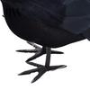 Creepy Bird Prop for Parties Realistic Crows Figurine, Lifelike Feathered Raven Statue Haunted House, Scary Mystery Atmosphere Halloween Party Props,
