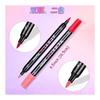 36 pieces, 72 colors, acrylic marker set, color pen, double-headed 2-color marker pen, acrylic pen, water-based pen, waterproof, quick-drying,