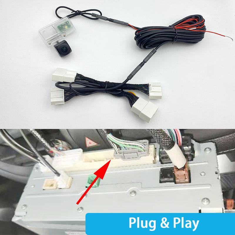 2 in 1 Screen Unlock Plug with rear view camera for Toyota Corolla Cross 2022 2023 2024 2025 OEM Radio 10.25 inch Screen
