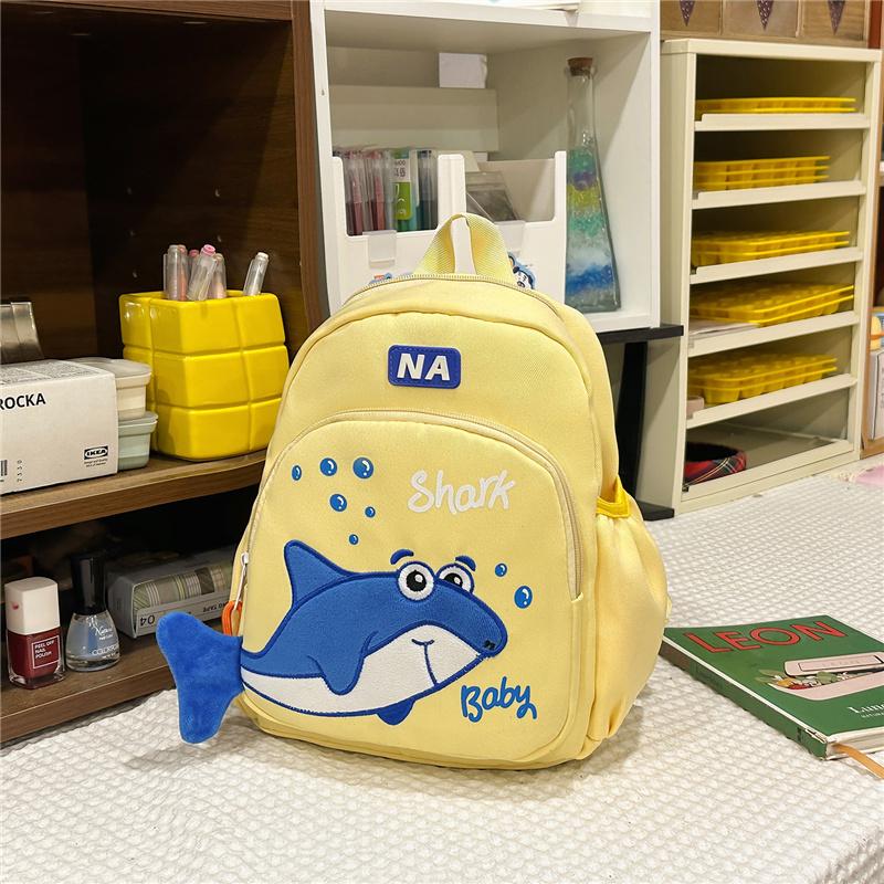 Children's Shark Backpack Lightweight Large Capacity Schoolbag