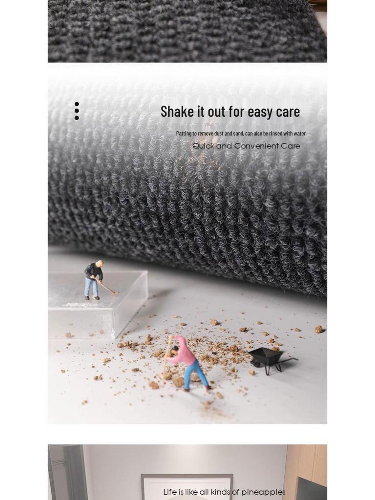 Cross-Border Non-Slip Indoor Entryway Doormat - Customizable Size