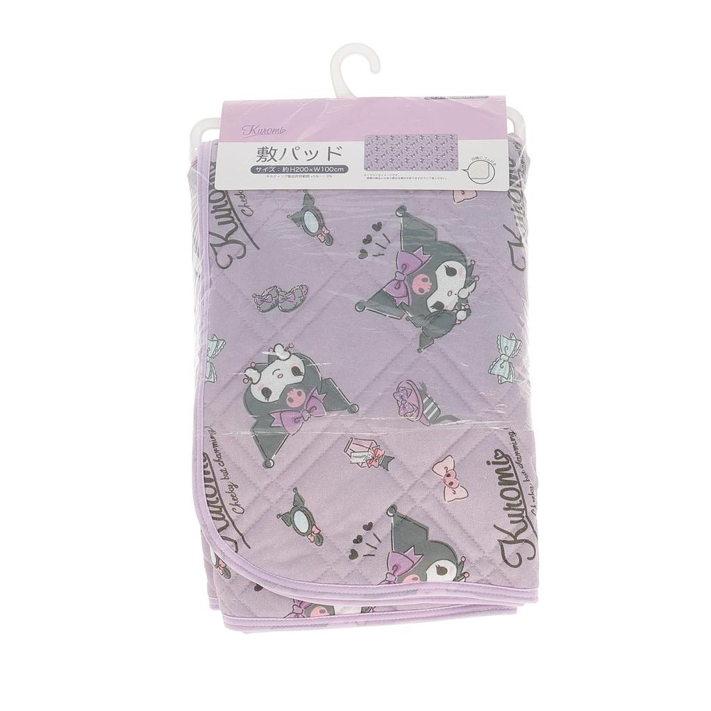 Marushin Sanrio Kuromi Cheeky Butt Charming Quilted Mattress Pad All-Season (Product Number 3815016300)