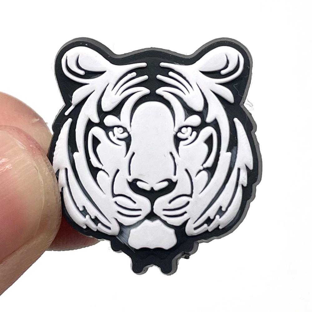 Black & White Halloween Punk Metal Rock Croc Shoe Charms