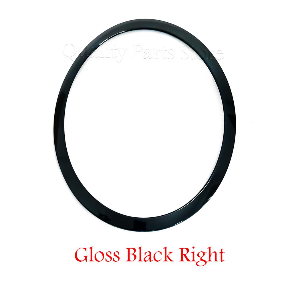 NEU Für Cooper F55 F56 F57 2014-2021 Hochglanz Schwarz/Silberbeschichtet Scheinwerferring Blende Zierleiste Abdeckung 51137300631 51137300632