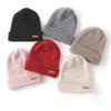 Autumn and Winter Cashmere Hat Unisex Double Layer Thickened Cashmere Hat Bag Head Knitted Wool Hat Cold Hat