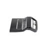 For BYD Han Ev Dm   Car Accessories Carbon Fiber Style Plated Armrest Box Rear Air Vent Frame Trim Cover