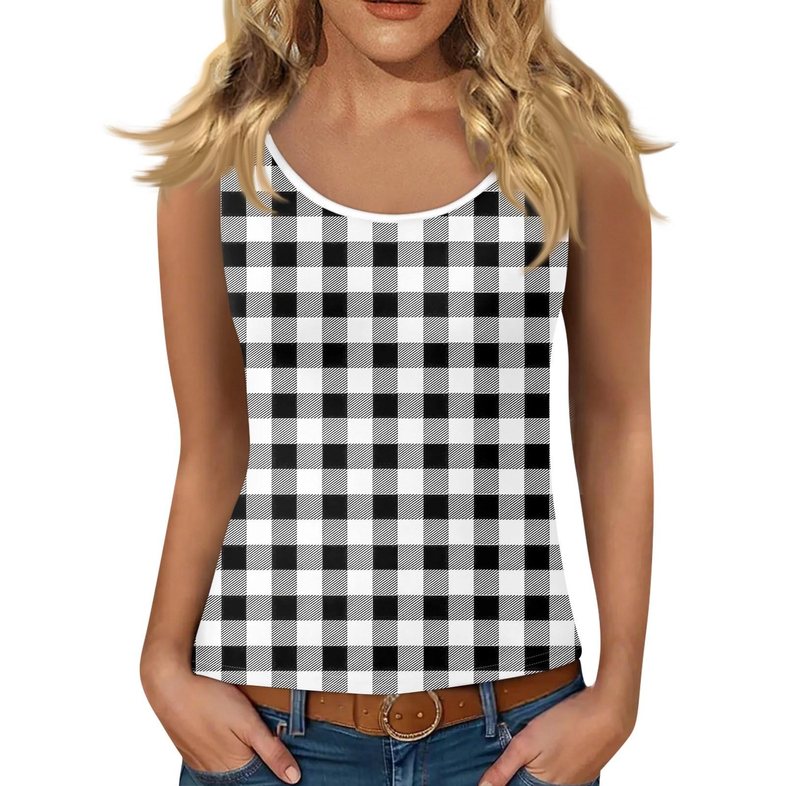 

Женский жилет без рукавов с глубоким вырезом, футболка с U-образным вырезом, подтяжки L чёрный