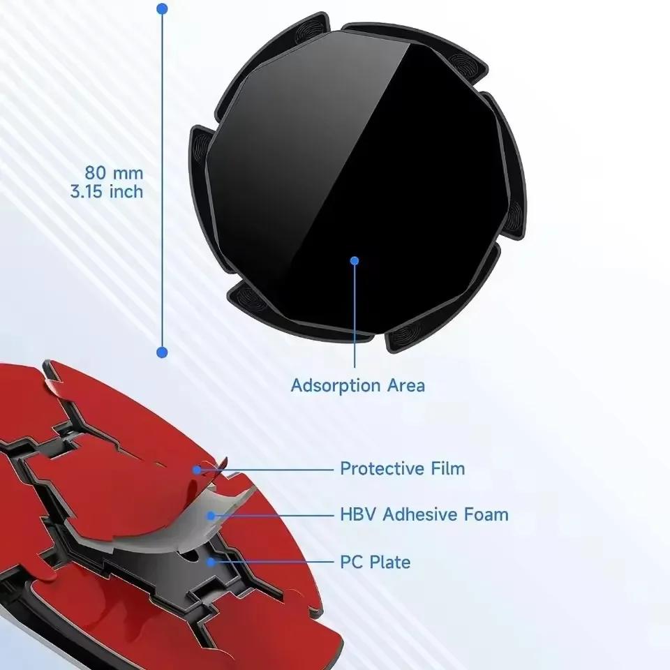 Car Dashboard Suction Cup Cellphone Mount Base Universal Suction Cup Phone Holder Pad Disk for Car Dashboard Windshield