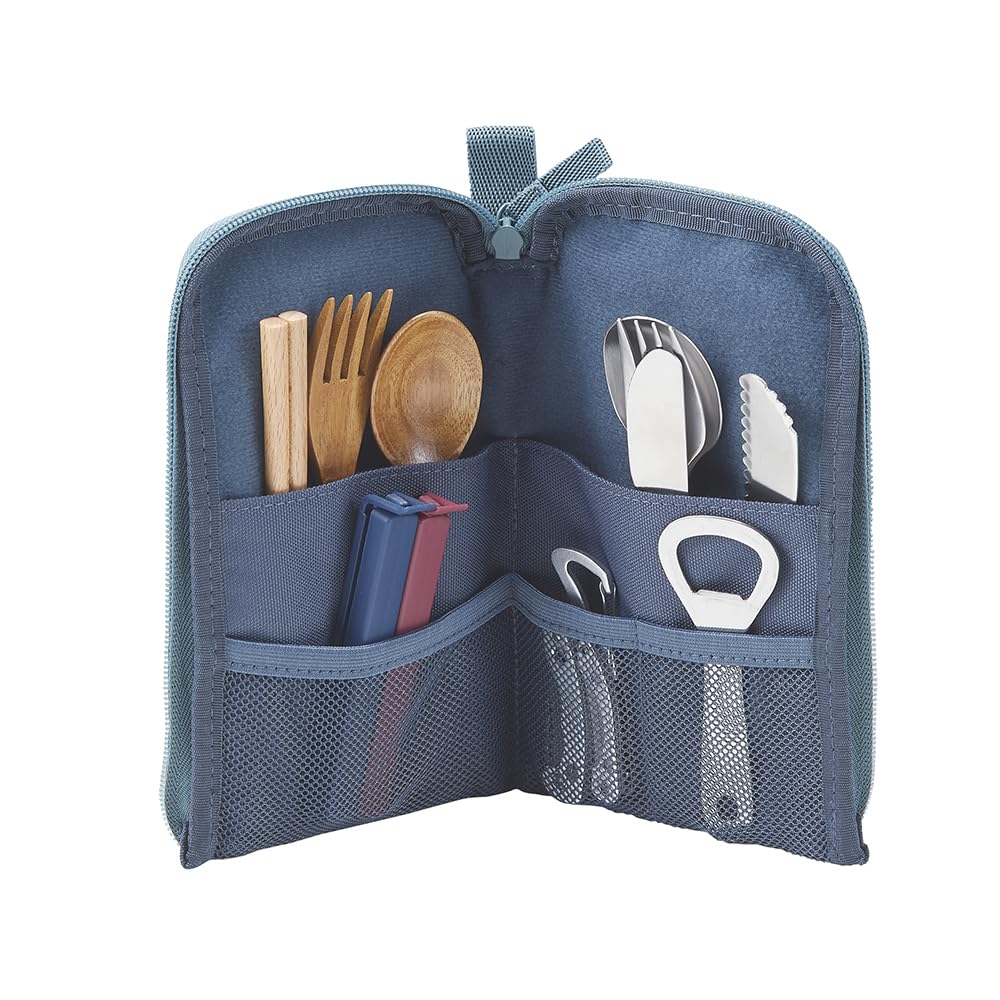 LIHIT SFJ x LIHIT Stand Pen Sand LAB. LAB. Pouch, Beige, A3201-16