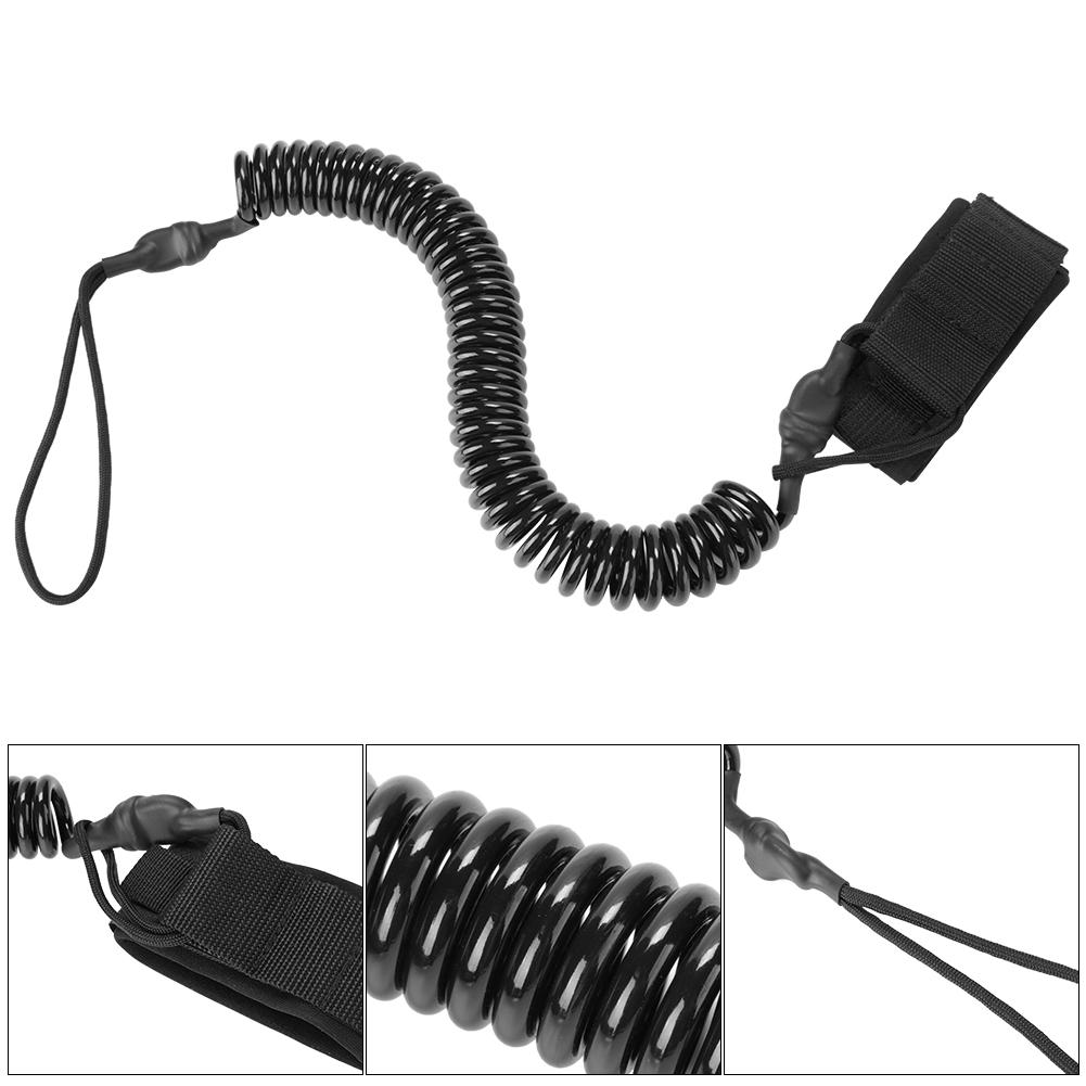 Surfboard Leash TPU Surfing Coiled Cord Foot Leash Rope Paddle Board Surf Leash