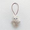 Rabbit Cue Backpack Decoration Cloth Animal Lanyard Portable Bear Bag Pendant  Children