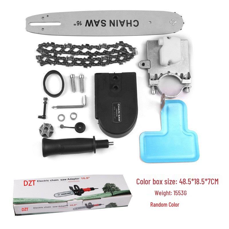 Compact Multi-Functional Electric Chainsaw and Angle Grinder for Woodworking