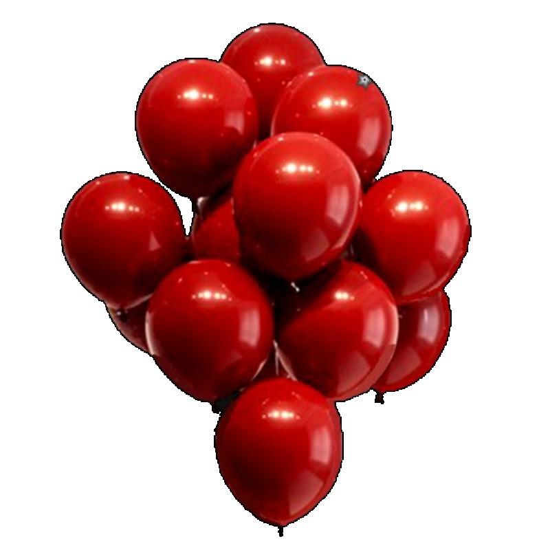 Romantic Wedding Balloon Wedding Decoration Double Layer Red Balloon 10 Inch Heart Shaped Round