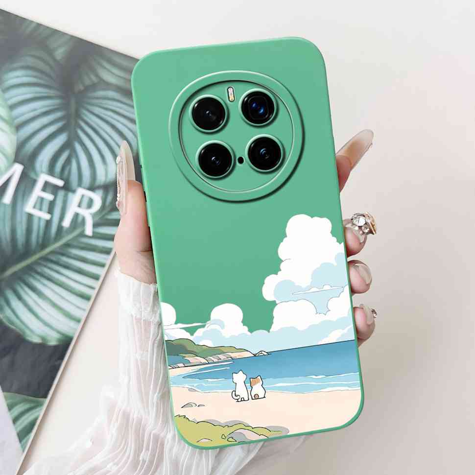 For Honor Magic7 Pro Case PTP-N49 Luxury Painted Cover Soft Silicone Phone Case For Honor Magic7 Magic 7 Pro Cover Funda Housing