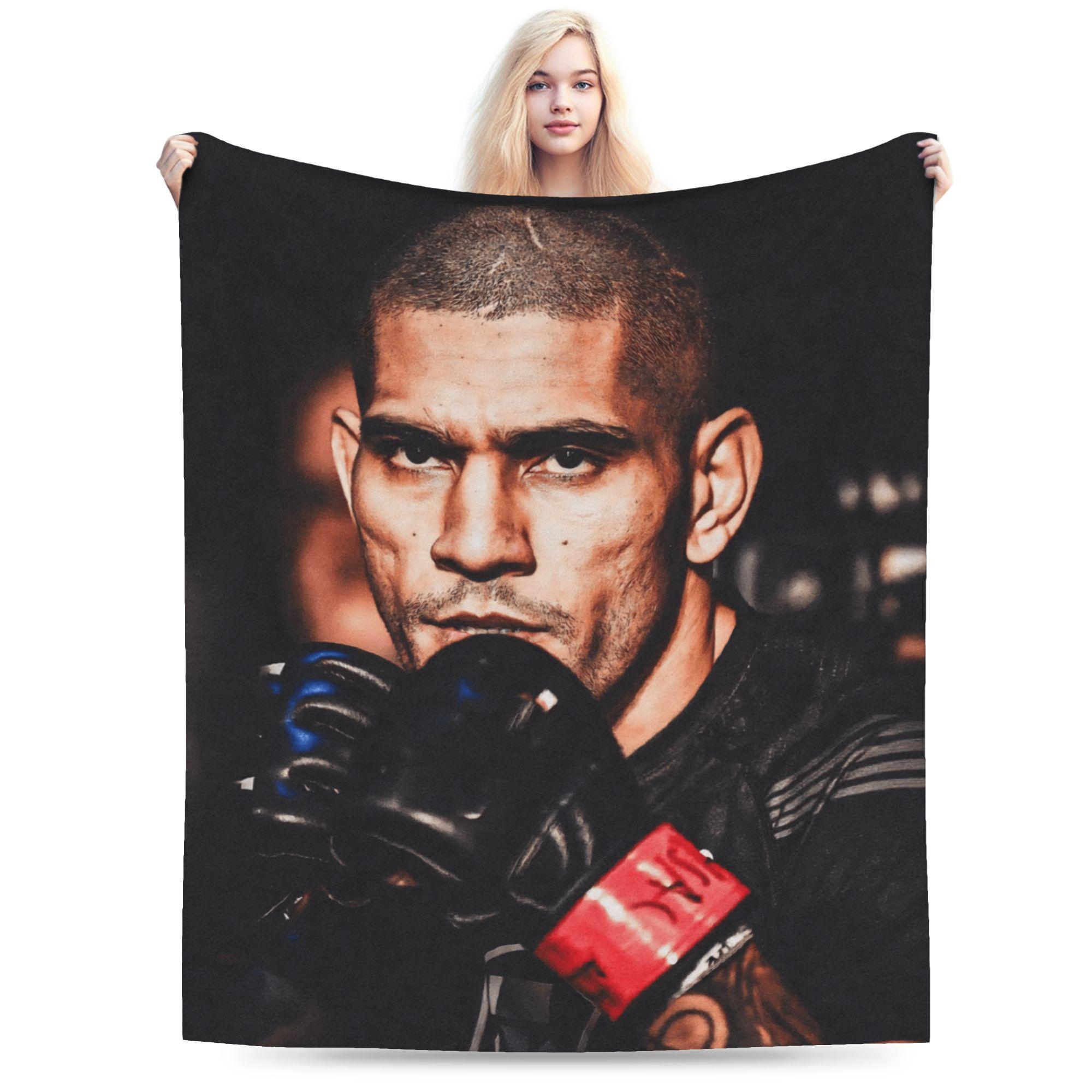 Alex Pereira Blanket  Soft Warm Pattern Plush Throw Blanket For Couch Bed Camping Flannel Bedspread Bed Cover 75x90cm