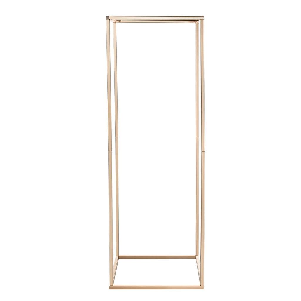 VEVOR Wedding Flower Stand, 10PCS 31.5-inch Column Flower Stand, Floral Stands with Metal Laminate, Rectangular Floral Display Rack for Wedding