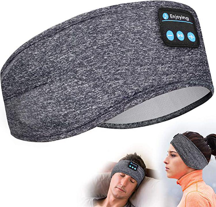 Wireless Bluetooth 5.0 Sports Headband: Music & Call Sleep Mask