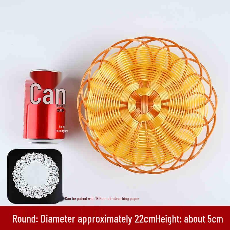 Ceramic Imitation Rattan Serving Basket